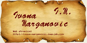 Ivona Marganović vizit kartica